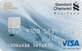 Informasi kartu kredit Standard Chartered Visa Business Platinum | pilihkartu.com